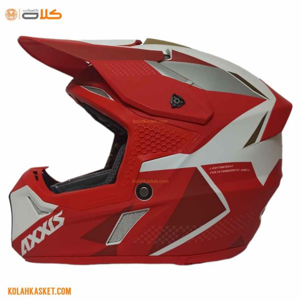 کلاه کاسکت کراسی اکسیس WOLF-RED | AXXIS