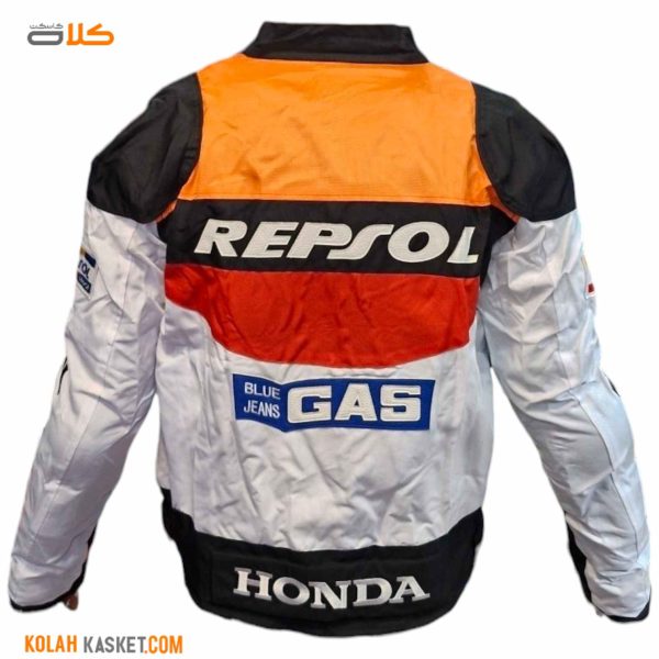 کاپشن موتور سواری رپسول برزنتی چهار فصل HONDA REPSOL