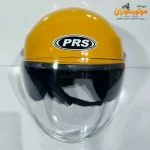 کلاه کاسکت PRS کودک زرد طلق‌شفاف برای دور سر ۵۱ تا ۵۵ - نمای نزدیک