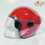 کلاه کاسکت کودک PRS قرمز با طلق شفاف سایز ۵۱ تا ۵۵ - جزئیات طراحی