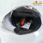 کلاه کاسکت بدون فک Wstandard مشکی قرمز براق - جزئیات ظاهری