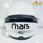 کلاه کاسکت فک متحرک Mars Taftan سفید براق - نمای کناری