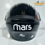 کلاه کاسکت فک متحرک مشکی براق برند MARS - تصویر گالری 2