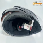 کلاه کاسکت فک متحرک مشکی براق برند MARS - تصویر گالری 7