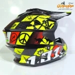 کلاه کاسکت کراسی راپیدو مدل R26 - نمای روبه‌رو