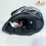 کلاه کاسکت کراسی ردلاین Redline کد RE60 - نمای زاویه‌دار