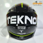 کلاه موتورسواری کراسی برند TEKNO تکنو فسفری - نمای کناری