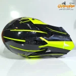 کلاه موتورسواری کراسی برند TEKNO تکنو فسفری - جزئیات ظاهری