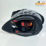 کلاه کاسکت عینک دار اندرو و ادونچر وارداتی برند IBK طوسی - نمای گالری