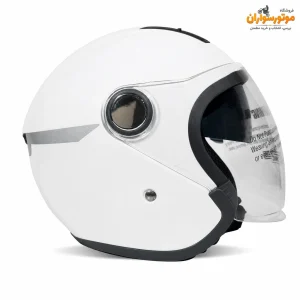 کلاه کاسکت بدون فک سفید عینک‌دار تکنیک تکنیک TECHNIC - نمای اصلی