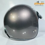 کلاه کاسکت وسپایی راپیدو بژ براق - نمای کناری