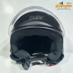 کلاه کاسکت وسپایی MT B90 مشکی مات - نمای گالری