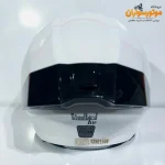 کلاه کاسکت سفید بدون فک استیل برد Steelbird Air - نمای پشت