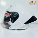کلاه کاسکت سفید بدون فک استیل برد Steelbird Air - جزئیات طراحی