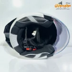 کلاه کاسکت سفید بدون فک استیل برد Steelbird Air - جزئیات ظاهری