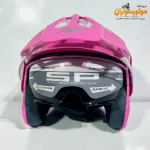 کلاه کاسکت بدون فک صورتی سبک وزن Steelbird - جزئیات ظاهری