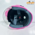 کلاه کاسکت بدون فک صورتی سبک وزن Steelbird - نمای تکمیلی