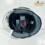 کلاه کاسکت Steelbird بدون فک، مشکی مات و بسیار سبک‌وزن - نمای اصلی 11
