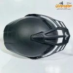 کلاه کاسکت Steelbird بدون فک، مشکی مات و بسیار سبک‌وزن - نمای روبه‌رو 12