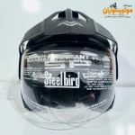 کلاه کاسکت Steelbird بدون فک، مشکی مات و بسیار سبک‌وزن - نمای تکمیلی
