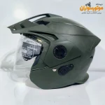 کلاه کاسکت بدون فک استیل برد سایه‌بان‌دار Steelbird - نمای نزدیک