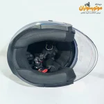 کلاه کاسکت عینک‌دار آبی سرمه‌ای براق تکنیک TECHNIC - نمای گالری