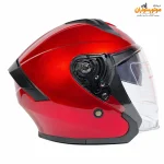 کلاه کاسکت قرمز بدون فک تکنیک TECHNIC - نمای اصلی