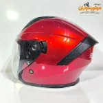 کلاه کاسکت قرمز بدون فک تکنیک TECHNIC - جزئیات طراحی