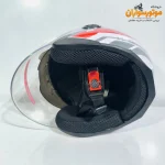 کلاه کاسکت بدون فک عینک‌دار ZIZO با پوسته ABS - نمای گالری