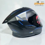 کلاه کاسکت فک ثابت عینک‌دار استیل‌برد Steelbird - نمای کناری