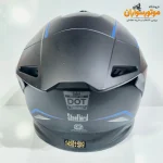کلاه کاسکت فک ثابت عینک‌دار استیل‌برد Steelbird - نمای پشت