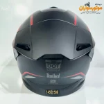 کلاه کاسکت فک ثابت Steelbird وارداتی عینک‌دار - نمای پشت