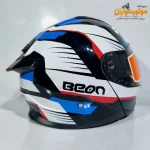 کلاه کاسکت فک متحرک بئون Beon عینک‌دار Steelbird - نمای کناری