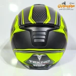 کلاه کاسکت تکنو Tekno FO8 فک متحرک - نمای پشت
