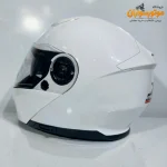 کلاه کاسکت راپیدو فک متحرک سفید با عینک - جزئیات طراحی