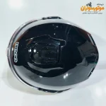 کلاه کاسکت فک ۱۸۰ درجه بئون BEON مشکی براق - نمای تکمیلی