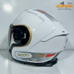 کلاه کاسکت بدون فک سفید طلایی بئون BEON عینک‌دار - جزئیات طراحی