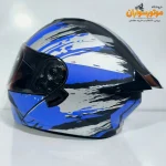 کلاه کاسکت MA2 آبی طوسی فک متحرک عینک‌دار - جزئیات طراحی