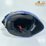 کلاه کاسکت MA2 آبی طوسی فک متحرک عینک‌دار - نمای تکمیلی