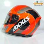 کلاه کاسکت نارنجی فک ثابت عینک‌دار اکسیس AXXIS - جزئیات طراحی