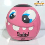 کلاه کاسکت بچگانه صورتی Steelbird وارداتی طلق‌دار - نمای پشت