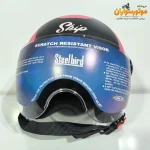 کلاه کاسکت بچگانه صورتی Steelbird وارداتی طلق‌دار - جزئیات ظاهری