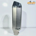 اگزوز قهرمانی یوشیمارو موتورسیکلت رنگ سیلور - نمای زاویه‌دار