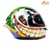 کلاه کاسکت فک ثابت AGV طرح جوکر Joker با گرافیک دندان - نمای اصلی