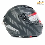 کلاه کاسکت طرح کربن مات AGV - نمای اصلی