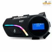 بلوتوث و هدفون کلاه کاسکت مدل K27 - نمای اصلی