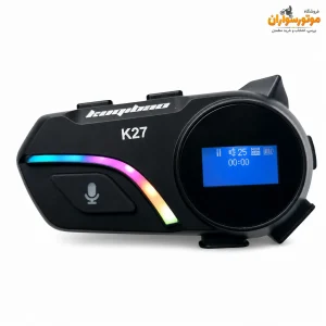 بلوتوث و هدفون کلاه کاسکت مدل K27 - نمای اصلی