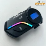 بلوتوث و هدفون کلاه کاسکت مدل K27 - نمای روبه‌رو