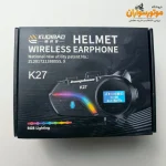 بلوتوث و هدفون کلاه کاسکت مدل K27 - نمای کناری
