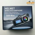 بلوتوث کلاه کاسکت اینترکام قوی برند Q58 MAX - نمای پشت